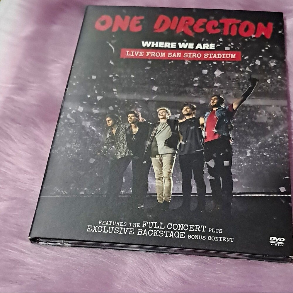 One Direction Where We Are: Live From San Siro Stadium DVD w/ Bonus Content